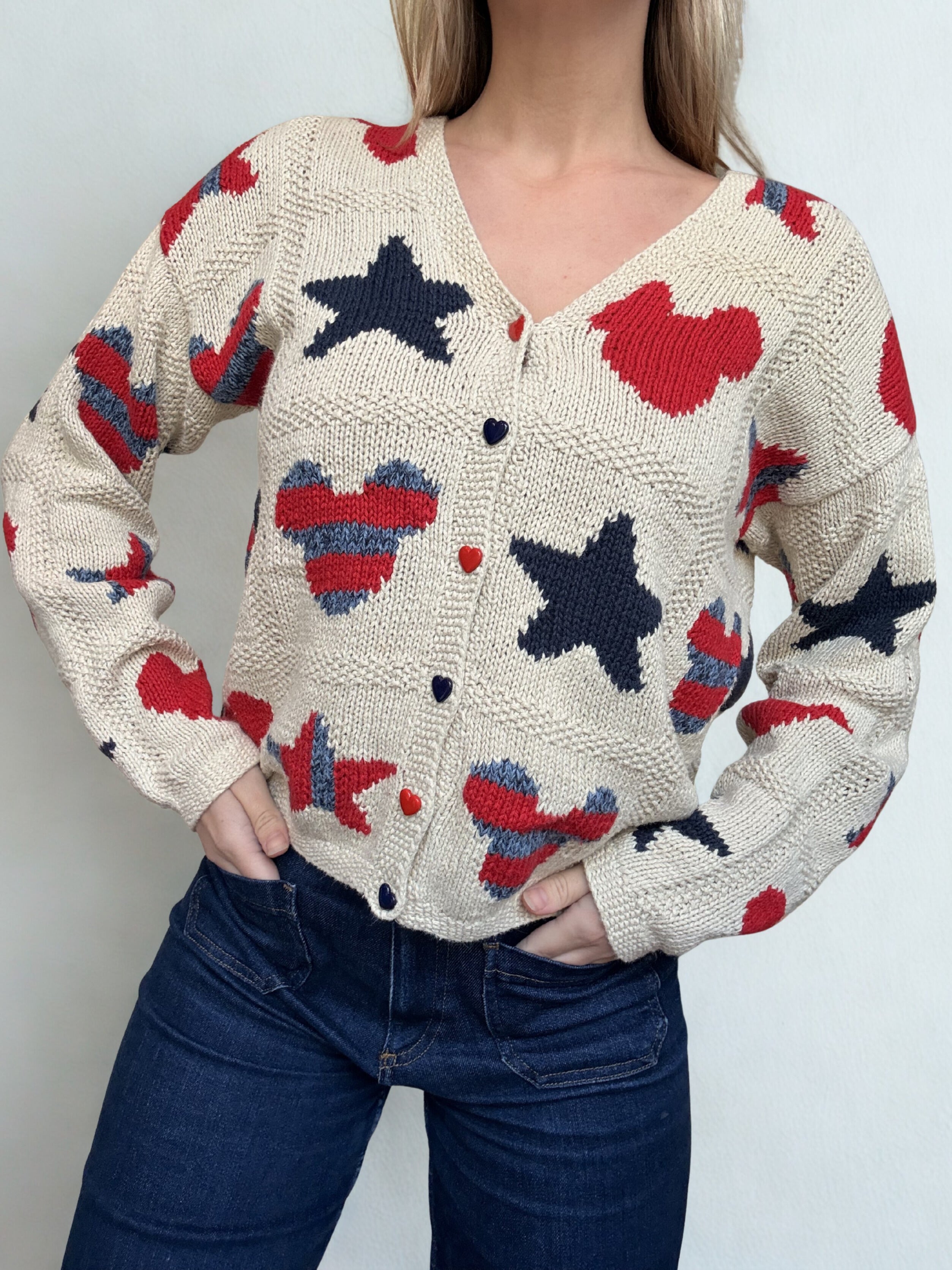 Mickey and Stars Vintage Disney Store Cardigan