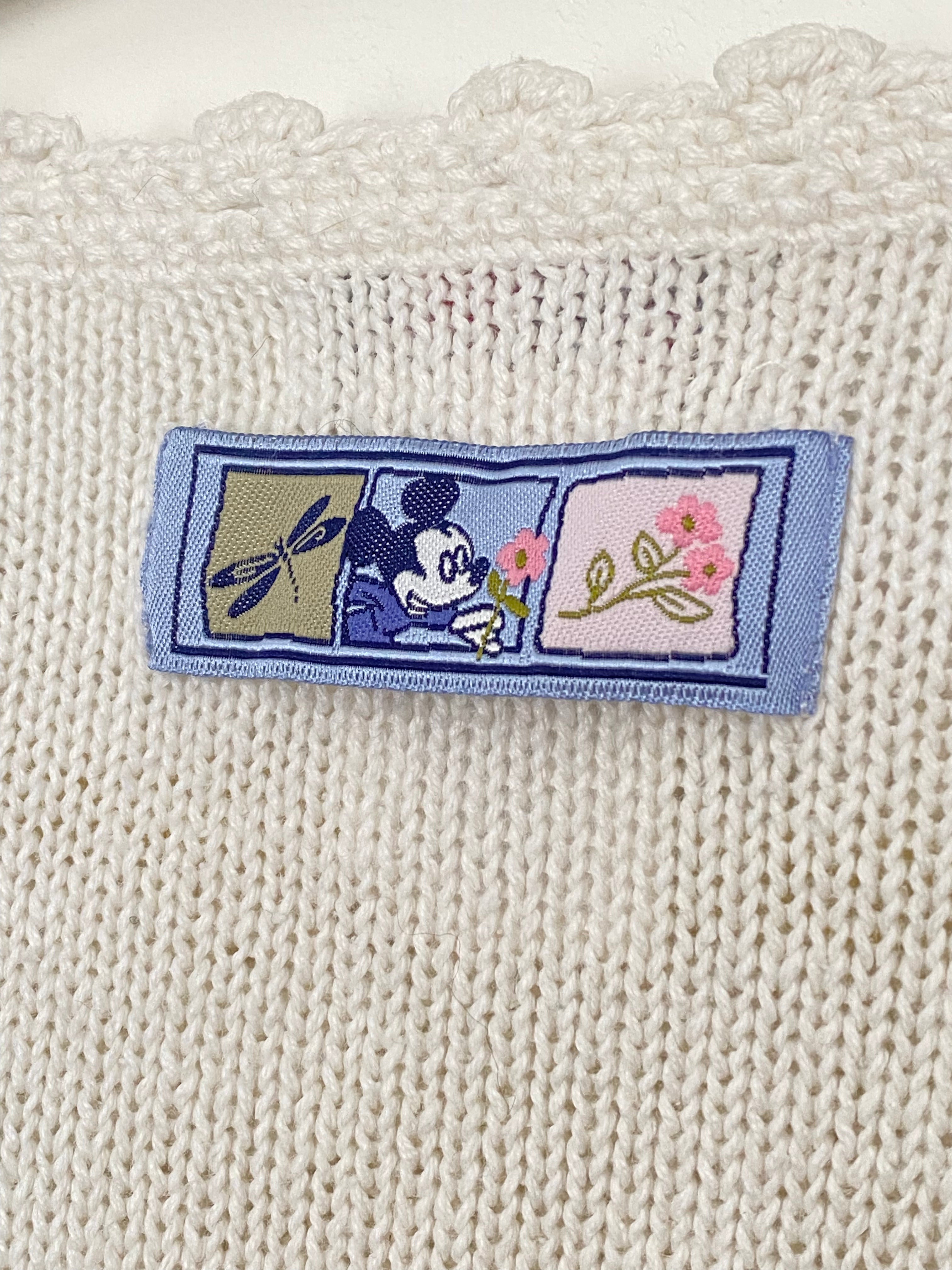 Mickey & Pluto Spring time Knit Sweater