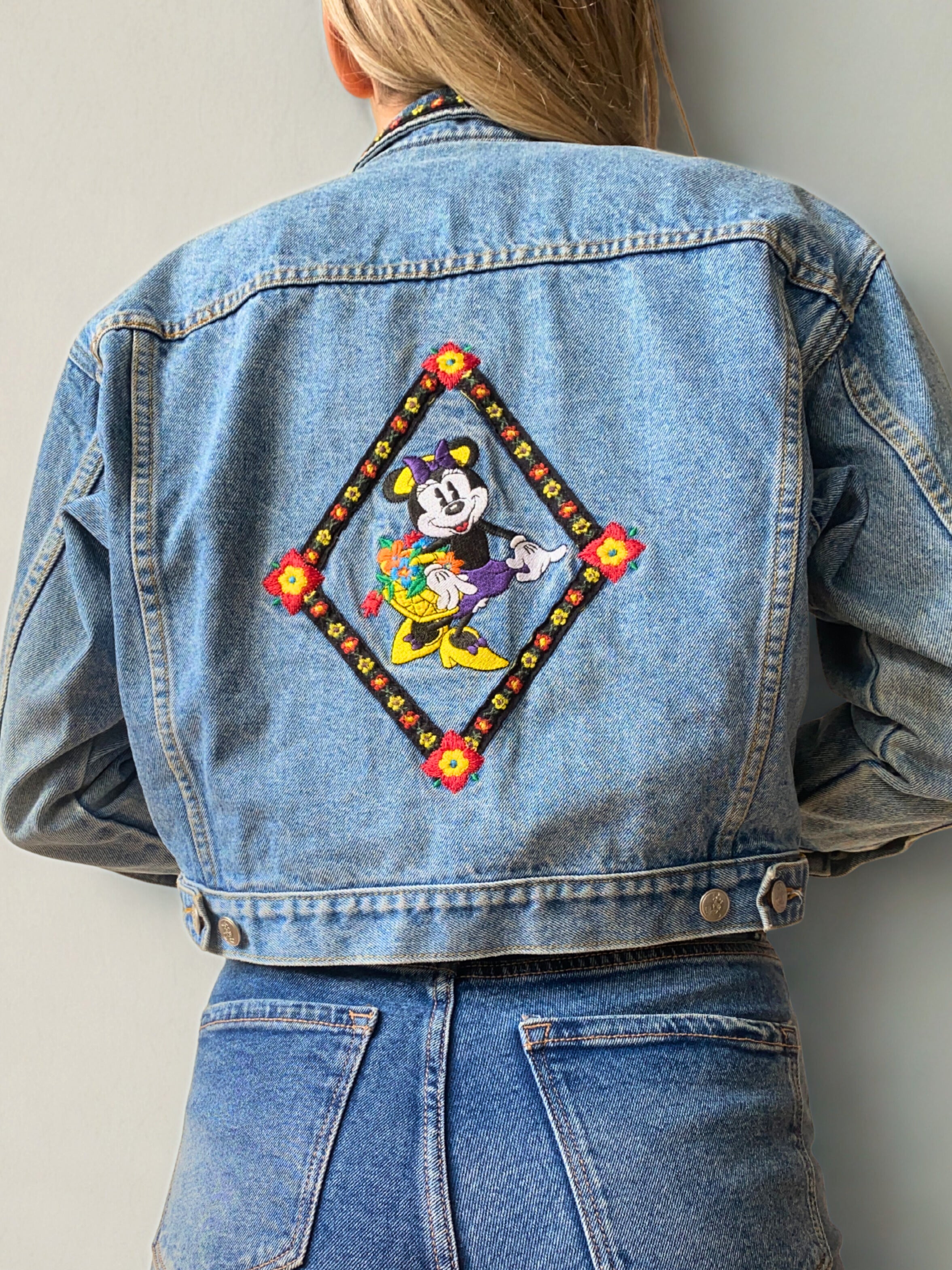 Vintage Minnie Mouse Denim Jacket