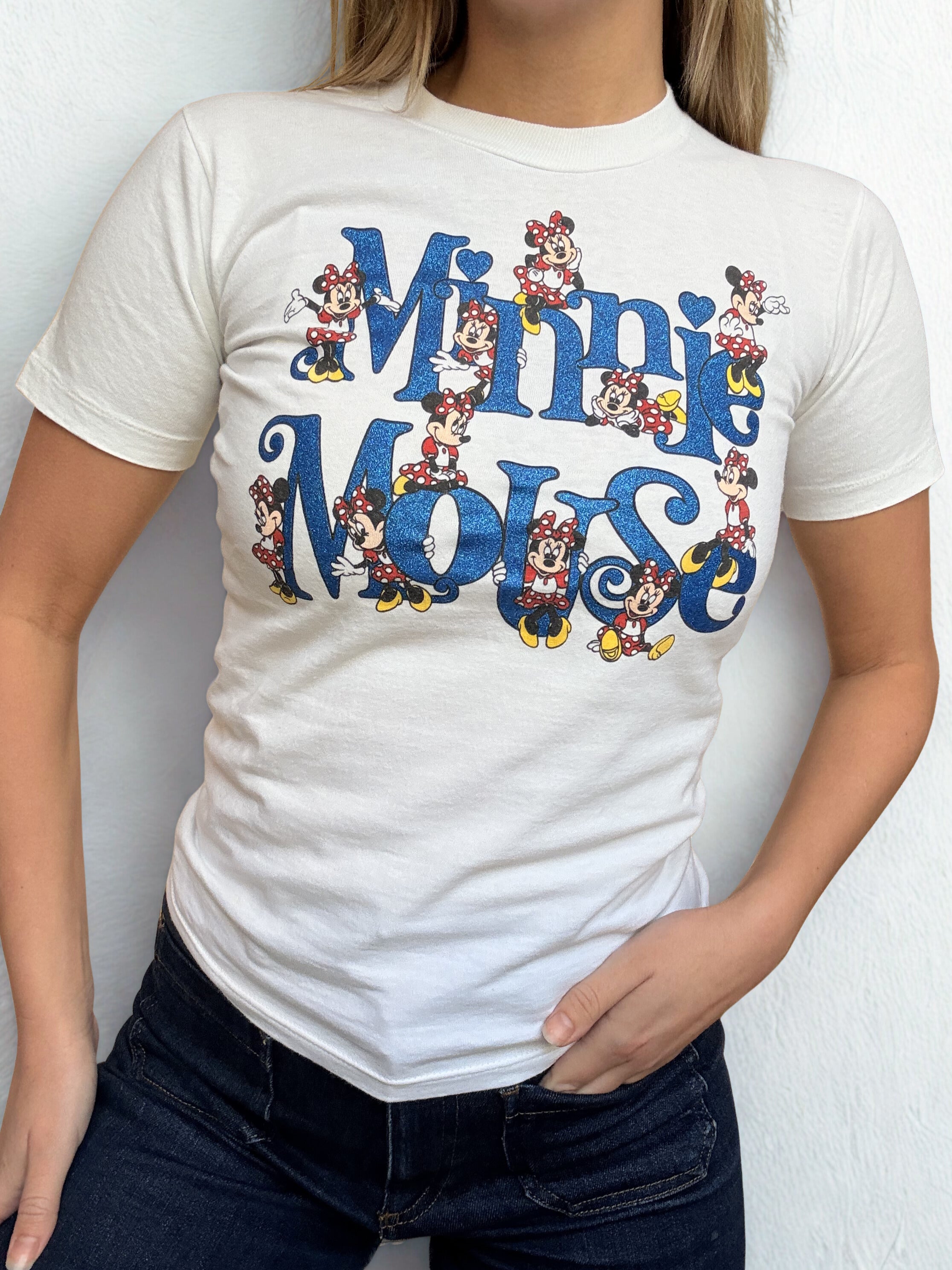 Glitter Minnie Mouse Top